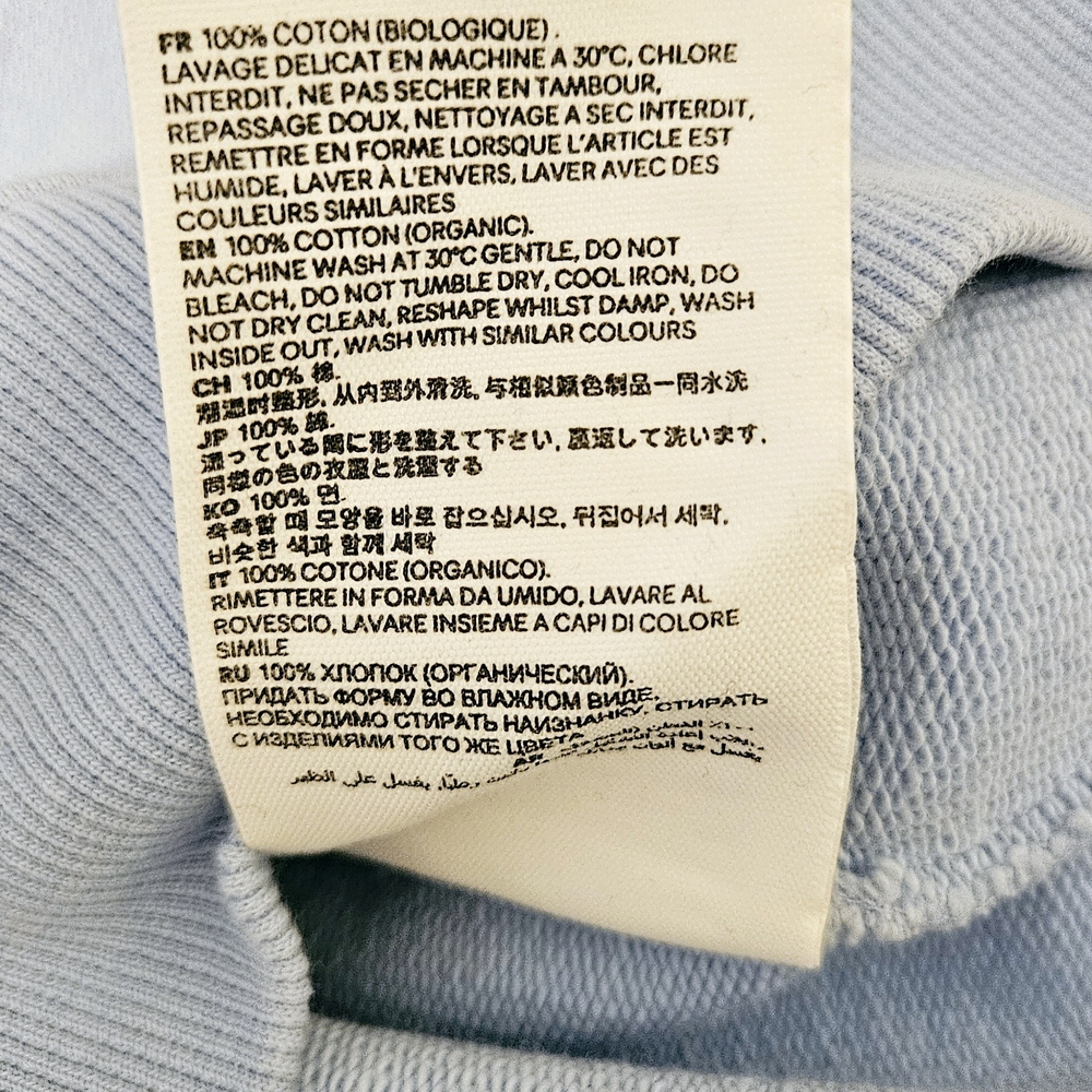 Ami Men's Light Blue Sweater - Picture 5 of 5